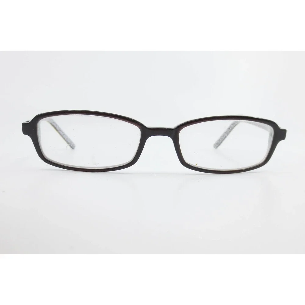 Coach Hilary 517 Eyeglasses Brown Blue Oval Frame Glasses 49-17-135 35567
